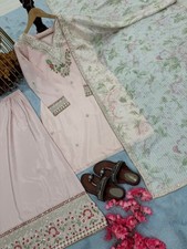 Indisch Bollywood Anarkali Abendkleid Salwar Kameez Designer Pakistan Party Suit