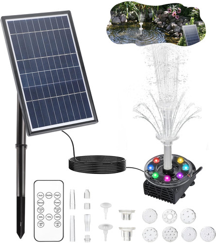 Led solar springbrunnen mit - mit, 7w