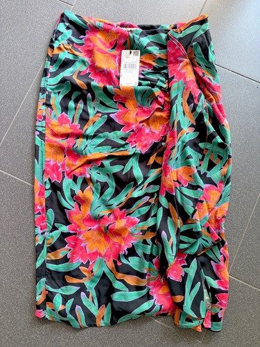 Bunte blumen rock mango - m,