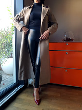 Mantel "Maxi" mit hellblauen