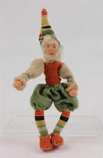 seltene antike Stoffpuppe ca.1910-1930  Handarbeit Drahtkörper Puppenstube (03)