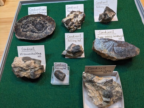 Sammlung cordierit aus - cordierit, xx