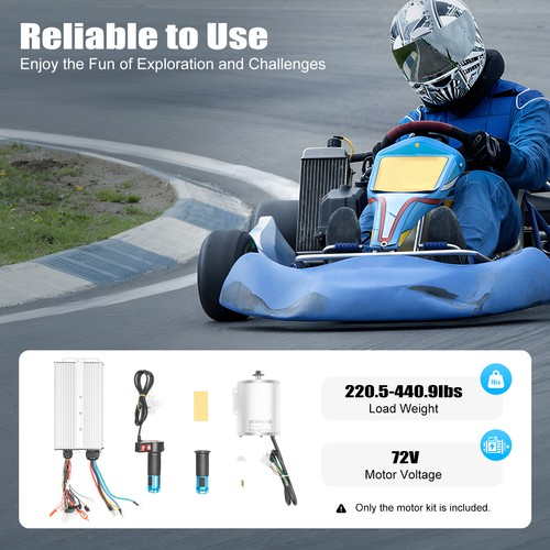 72v 3000w elektromotor - 60-72v,