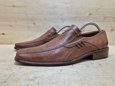 BORELLI HERREN LOAFER SLIPPER SCHLUPFSCHUHE BUSINESS-SCHUHE GR:42 UK:8 BRAUN