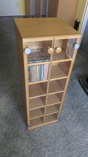 CD-Schrank m. 4 Glastüren