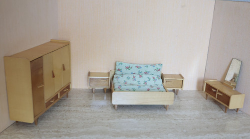 Alte puppenmöbel schlafzimmer - alte,