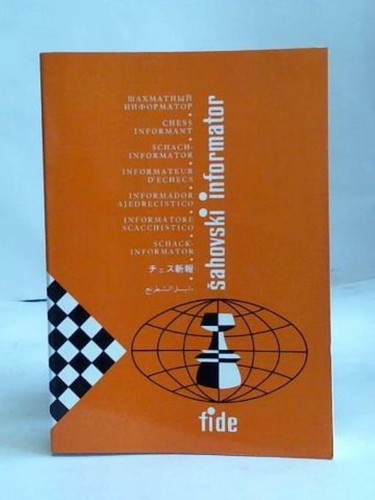 Band chess informant - band, informant/