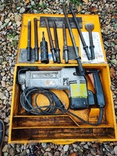 Wacker EH8/220 Bohrhammer / Abbruchhammer / Stemmhammer + 8 Meißeln +Fettpresse 