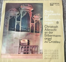 LP Bachs Orgelwerke auf Silbermann Orgeln 8 Christoph Albrecht in Crostau 