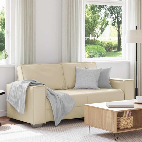 Vidaxl zweisitzer sofa creme - vidaxl, zweisitzer-sofa