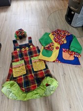 Karnevalskostüm farbenfroher Clown Gr. 44/46