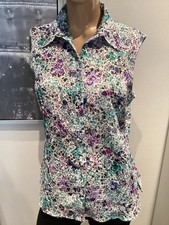 Schöne geblümte Bluse in Gr. 40 von Designers