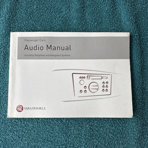Vauxhall audio manual radio - vauxhall,