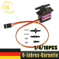 Servo MG90S Mikro-Servomotor Metall Getriebe Gear RC Flugzeug Modellbau DHL