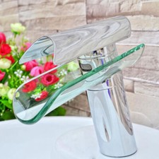 Glas Wasserfall Wasserhahn