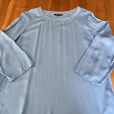 Damen Bluse Tunika Shirt, Marc O‘Polo, Größe 38, mittelblau, 100 % Modal