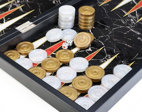 Kunststoff backgammon - kunststoff,