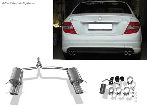 Duplex sportauspuff mercedes - ,