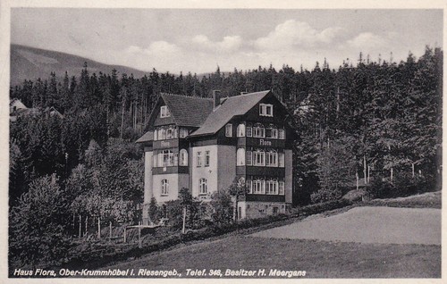 Ober krummhübel haus - ak, ober-krummhübel,
