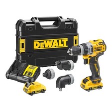 DEWALT 12 Volt 3 Ah Akku-Bohrschrauber mit 4 werkzeuglos wechselbaren