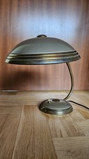 Tischlampe Helo Art Deco Bauhaus Messing Lampe Schreibtischlampe Stiel 30er40er