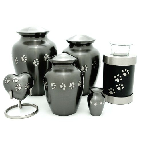 Silber pfotenabdruck - silber,