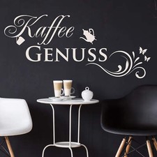Wandtattoo Kaffee Genuss