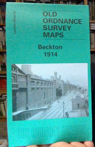 Map beckton 1914 london - of,