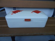 Brotkasten, Brotdose, BING WERKE NÜRNBERG, top Zustand, Emaille, 48x24x15cm