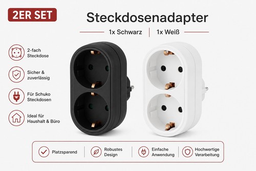 Doppelstecker - 2x,