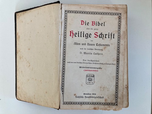 Luther bibel 1914 - luther,