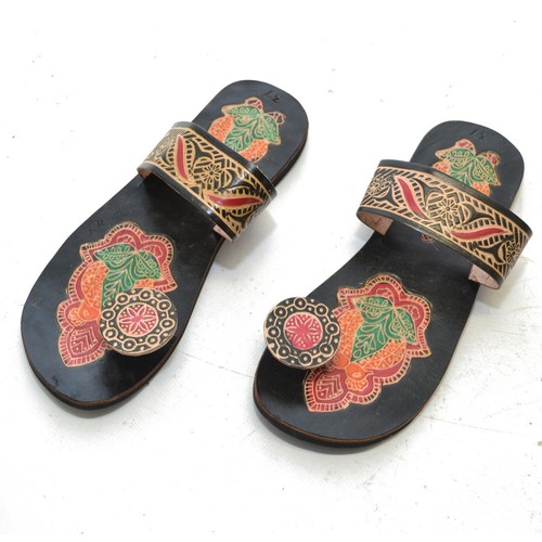 Damen leder sandalen - damen,