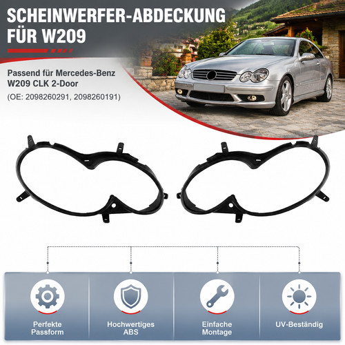 Motorhaube abdeckleiste - 2x,