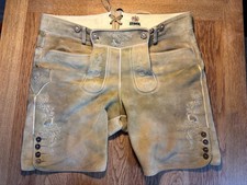 Lederhose kurz Größe 27