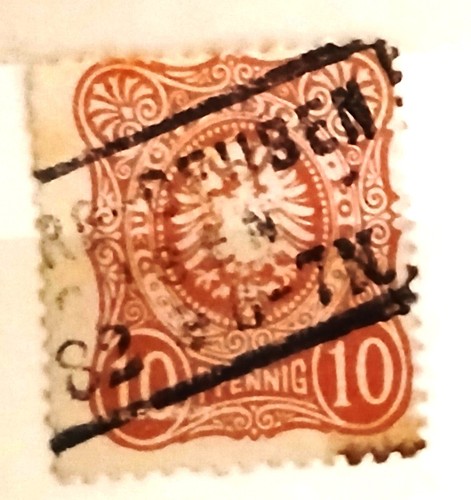 Briefmarke reichs post - reichs-post,