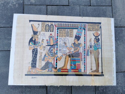 Papyrus bild ägypten - bild, hinter