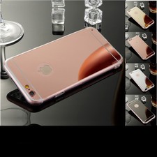 Handy Tasche Case Cover Schutz Hülle Bumper Schutzhülle Spiegel Silikon Zubehör