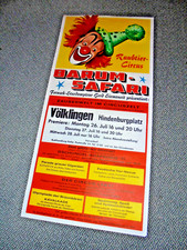 1971 plakat 1. SAISON CIRCUS