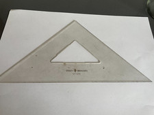 45/90 Grad Zeichendreieck von Exact Brilliant BT 425, 18,5 cm