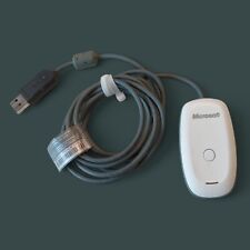 Original Microsoft Wireless Receiver PC + Xbox 360 Controller Adapter Kabel Weiß