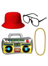 80er Hip Hop Accessoire-Set -