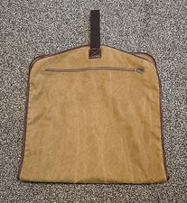 Brigitte Von Boch Kleidersack Kleiderhülle Leinen / Leder