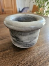 Mörser Marmor, grau - ohne Stößel