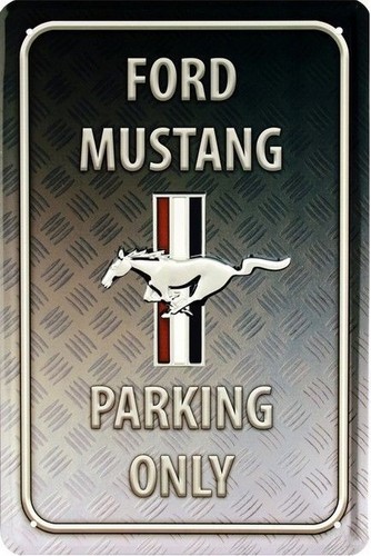 Blechschild 20x30 mustang - 20x30,