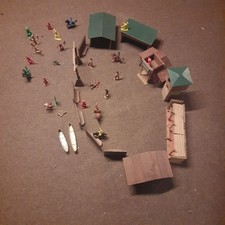 Cowboy + Indianer-Vintage Holz