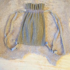 Rare Issey Miyake Pleats please Rucksack Tasche Backpack grau Gray bag Japan