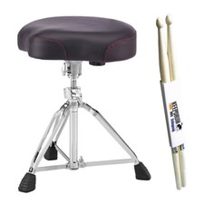 Pearl D-3500 Schlagzeug-Hocker + keepdrum Drumsticks