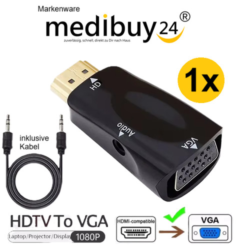 Hdmi auf vga adapter audio - vga,