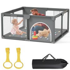 Laufgitter Absperrgitter Krabbelgitter Kinderzaun Laufstall Baby Babylaufstall