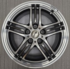 Brock B27 7,5x17 ET35 5x114,3 Himalaya Grey Front Poliert
